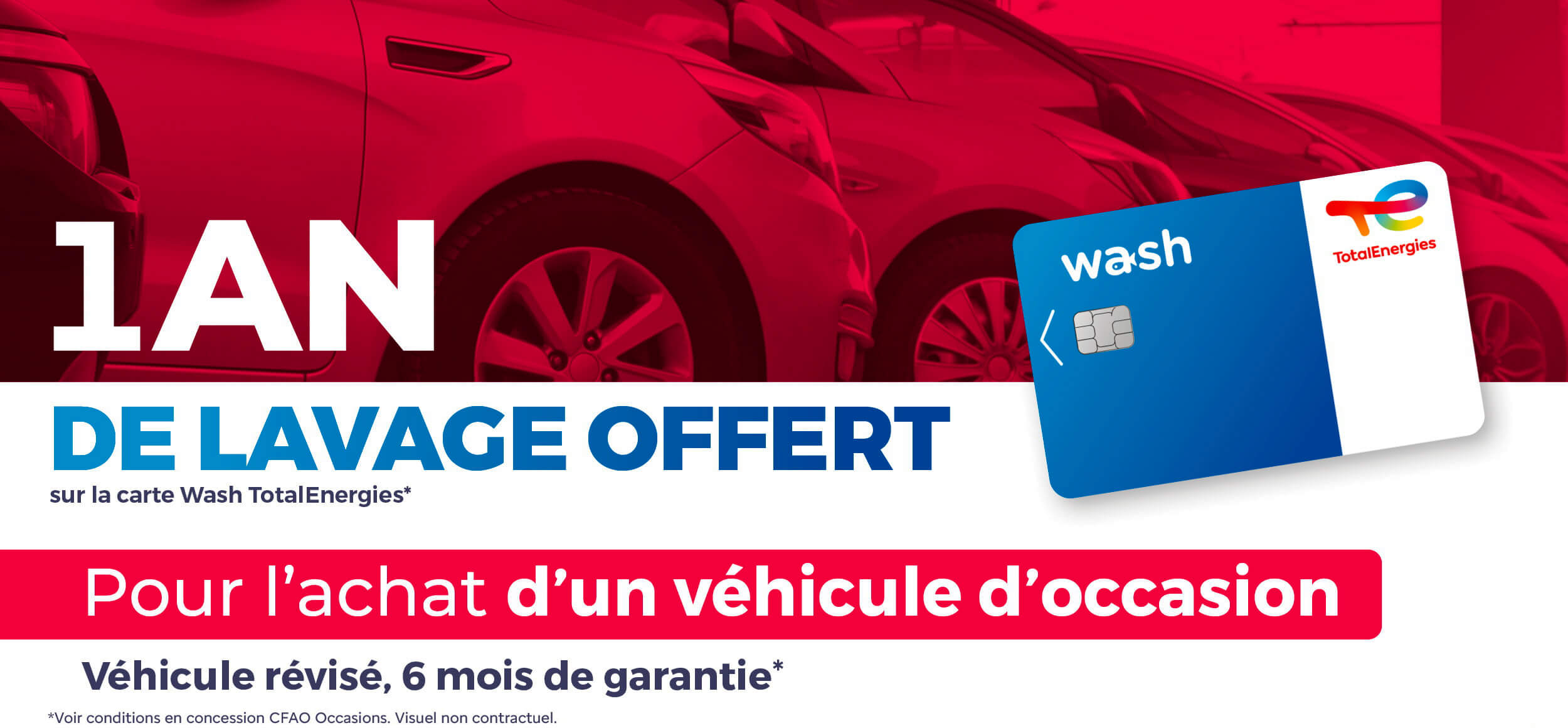 1 an de lavage offert